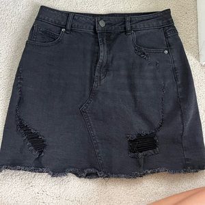 Wild Fable Black Denim Skirt